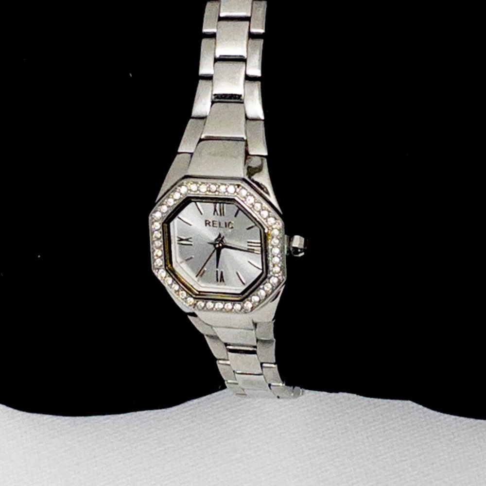Relic Womens Stainless Steel petite watch